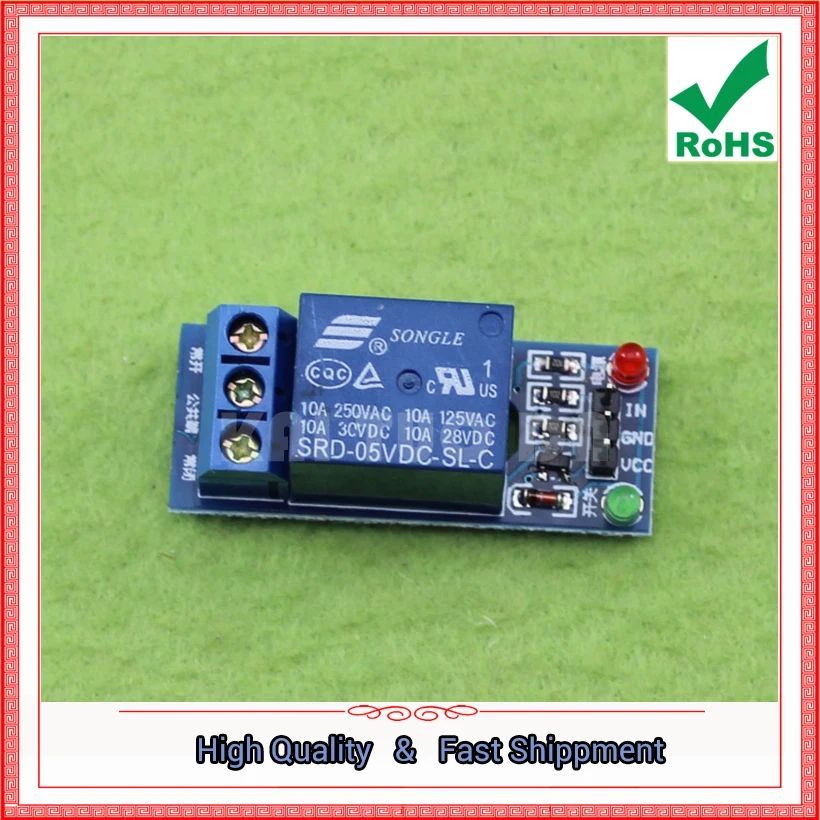 Новый 1-позиционный (одноканальный) релейный модуль 5 В триггер низкого уровня
