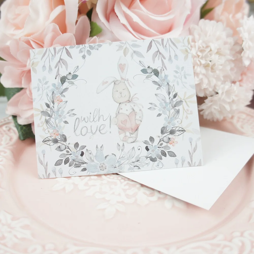 Мини карта happy rabbit garland 50 шт. многоцелевой Скрапбукинг приглашения DIY украшения