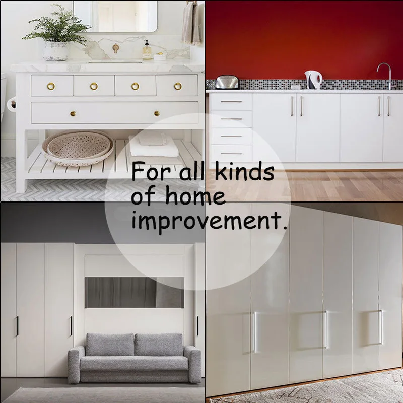 Ручки из американского цинкового сплава 2 шт. длинные черные фурнитуры для мебели