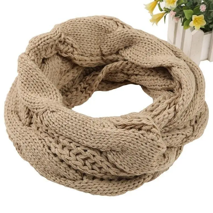 9 Цвета Для мужчин и женщин Мода Однотонная одежда твист шертяной вязаный шарф |