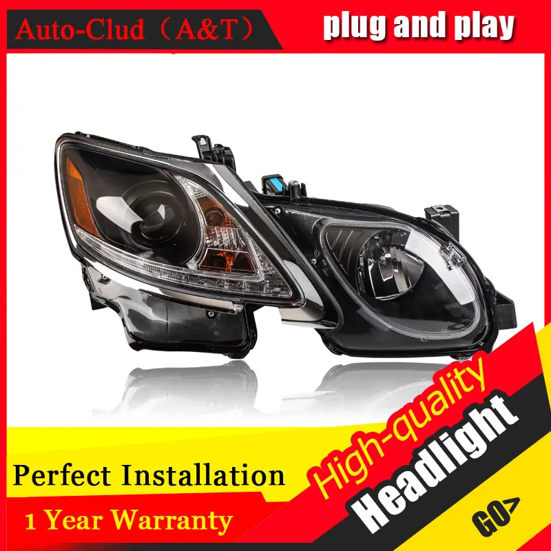 

Auto Clud Car Styling For Lexus GS350 headlights 06-12 For GS350 head lamp led DRL front light Bi-Xenon Lens Double Beam HID KIT