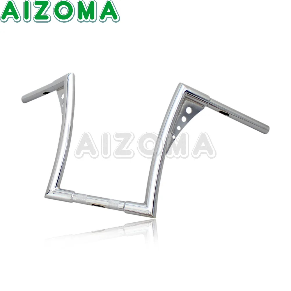 12 &quotRise мотоцикл руль хромированная APE вешалка 1 1/4&quot Толстой бар для Harley Dyna Sportster XL