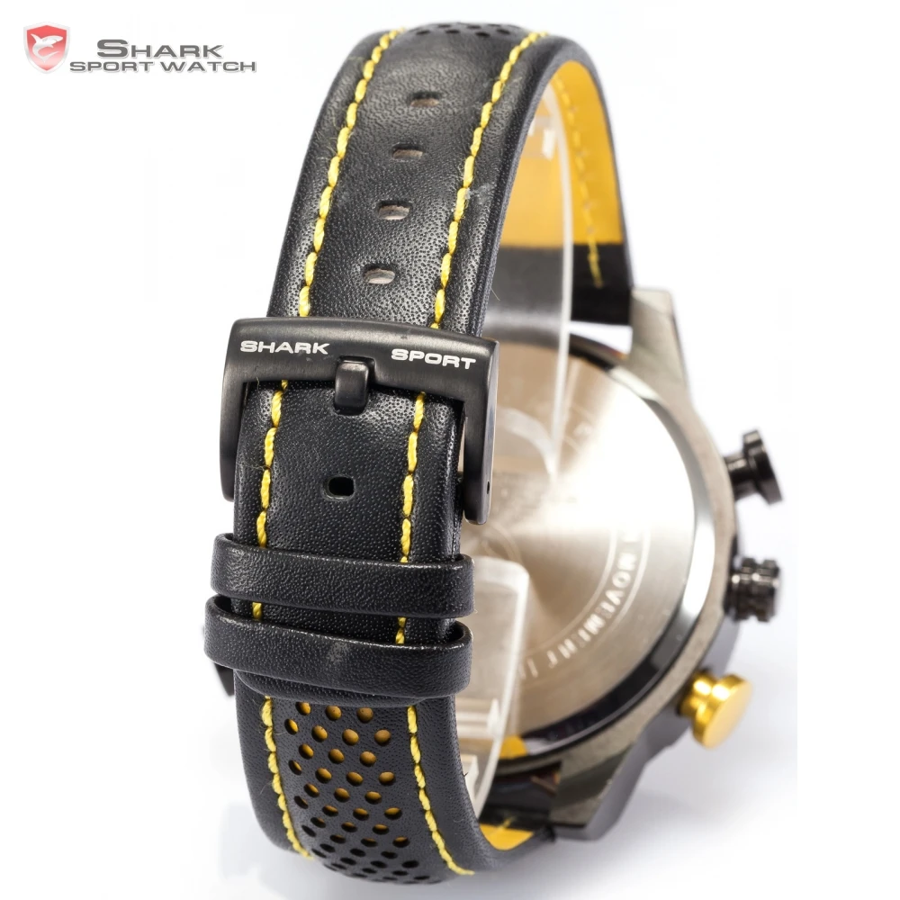 Серия Чёрная Акула Бренд Чёрный Жёлтый Цвет Аналоговой Цифровой Дисплей