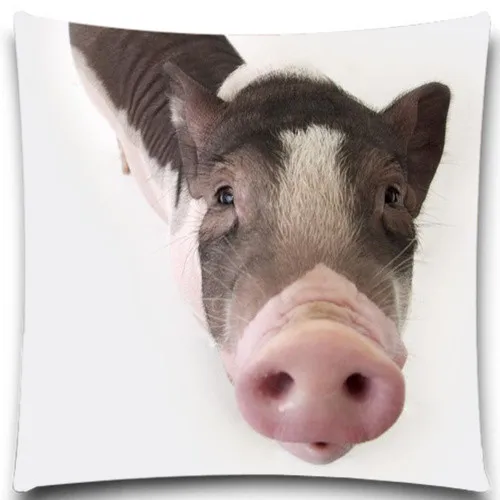 Чехол для подушки Pigs из хлопка и полиэстера с 2D принтом 5 размеров 9 стилей | Дом