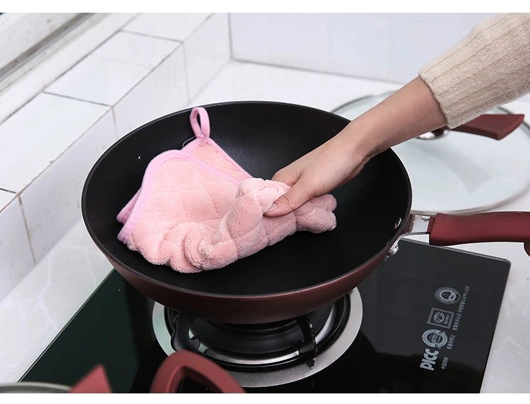 Двойное толстое кухонное полотенце s Dishrag Duster моющее полотенце для рук салфетка бамбуковое моющее полотенце волшебное кухонное чистящее полотенце
