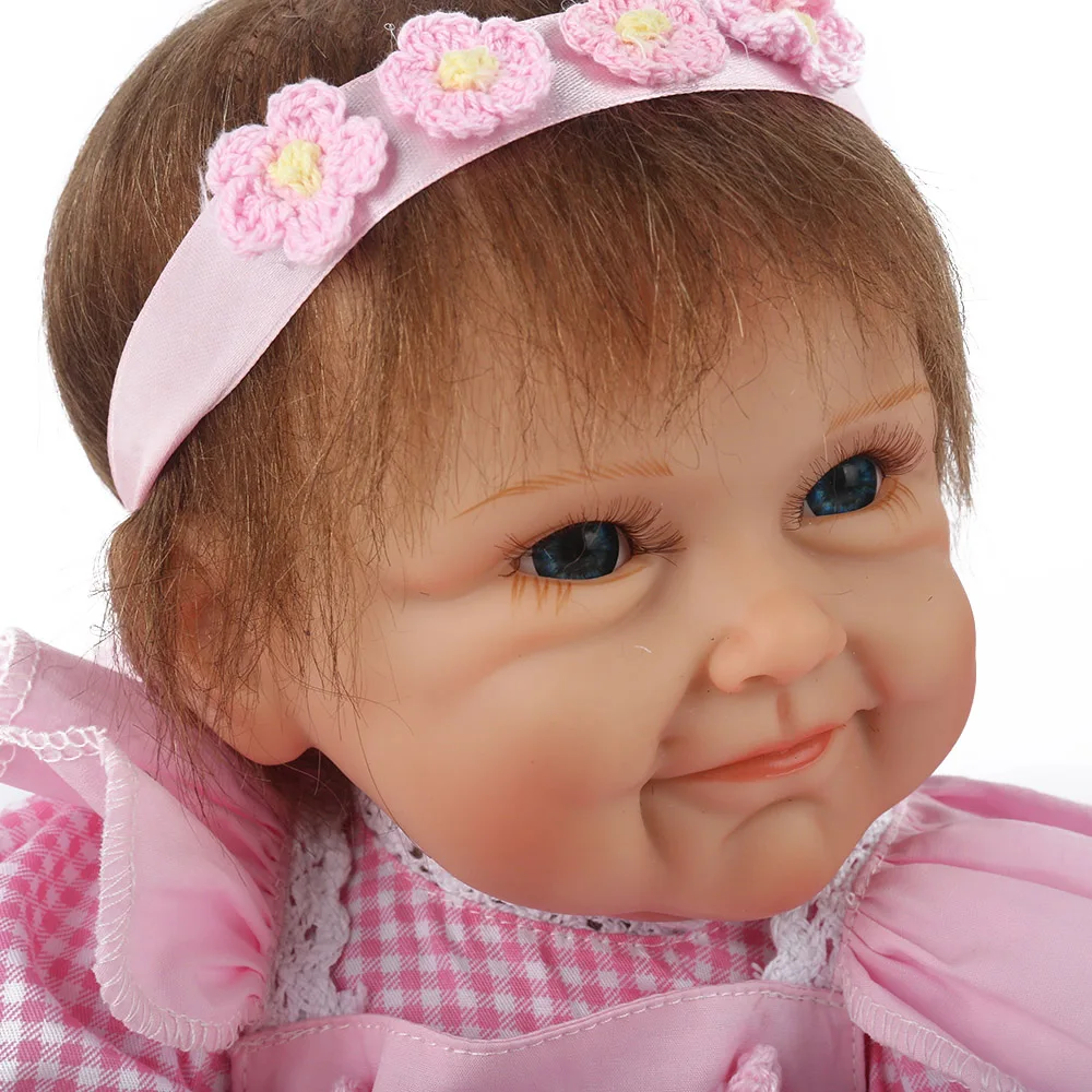 KAYDORA Reborn Baby Dolls глаза мигание реалистичные силиконовые Игрушки для маленьких
