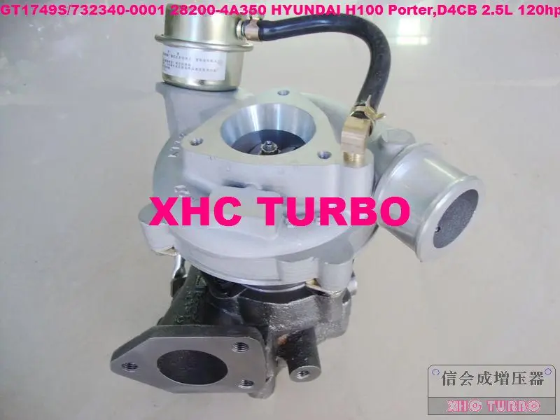 Новый турбокомпрессор GT1749S/732340 28200-4A350 Turbo для HYUNDAI H100 Porter D4CB 2.5L 120HP 03- | Автомобили и