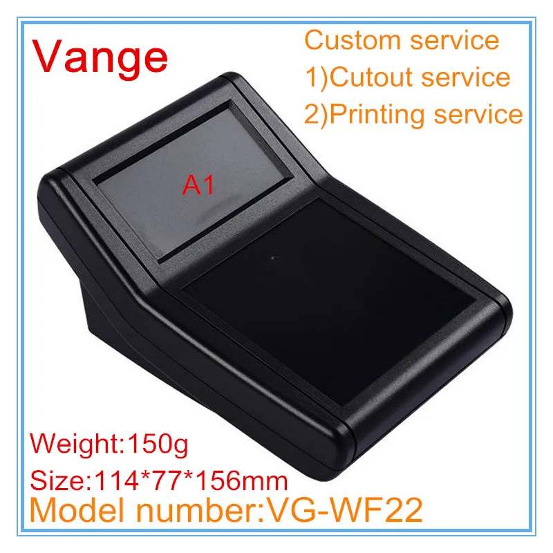 1pcs/lot wifi router amplifier housing 114*77*156mm IP54 ABS plastic instrument box case for wire connector |