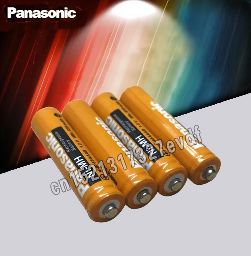 1 шт. аккумулятор Panasonic AAA 1,2 V 630mAh NiHM для зарядки или 1200 раз