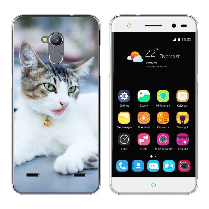 Чехол ZTE лезвие V7 lite чехол Мягкий ТПУ окрашенные силиконовый Lite печать Fundas Conque