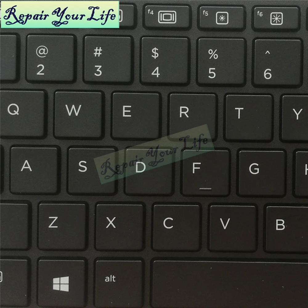 Английская клавиатура для ноутбука HP Probook 450 G3 455 G4 470 черная с подсветкой 837551 001