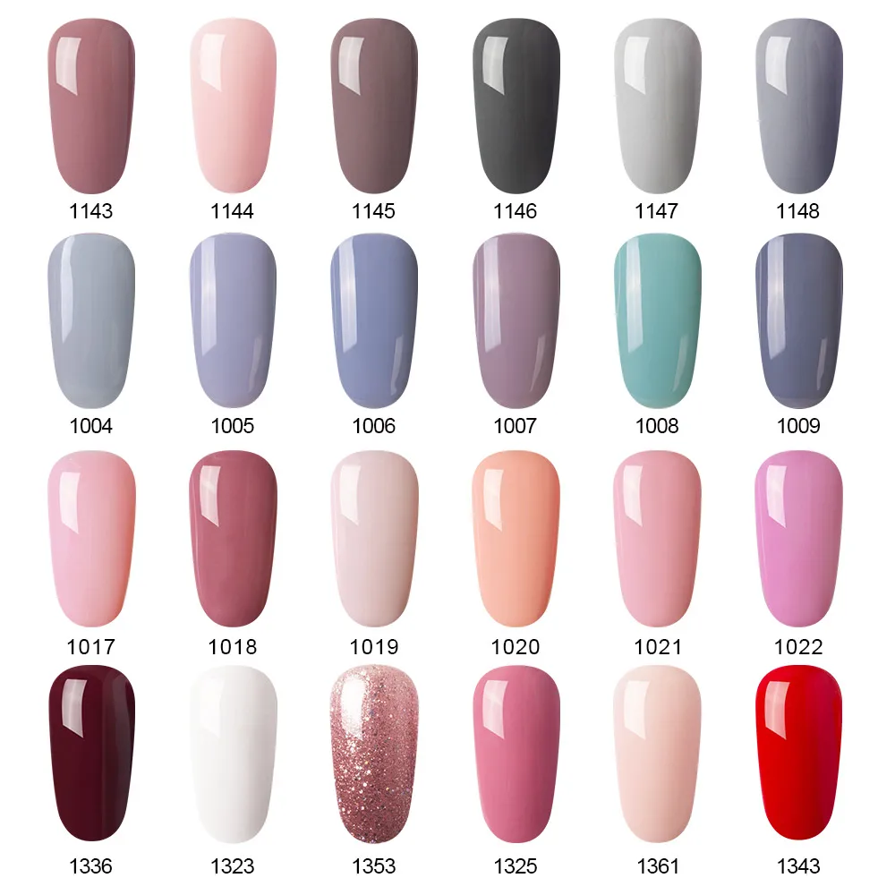 Modelones Шарм УФ гель лак для ногтей 10 мл телесный Розовый Цвет Гель-лак замачиваемый