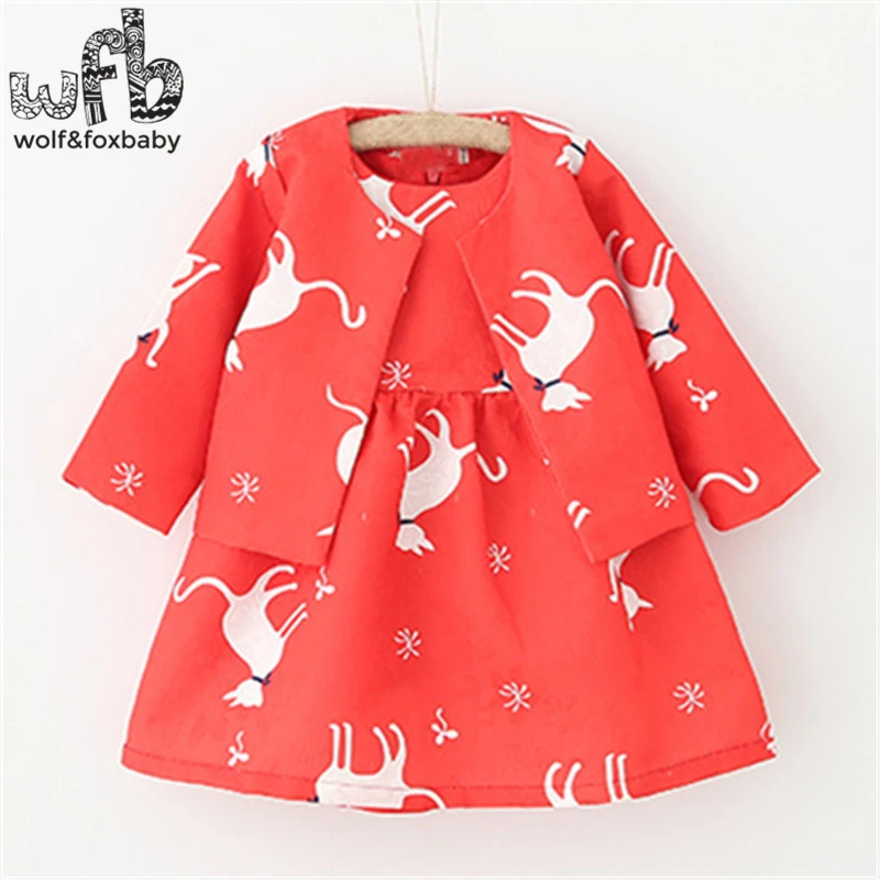 Розничная продажа яркие комплекты пальто с длинным рукавом и принтом +