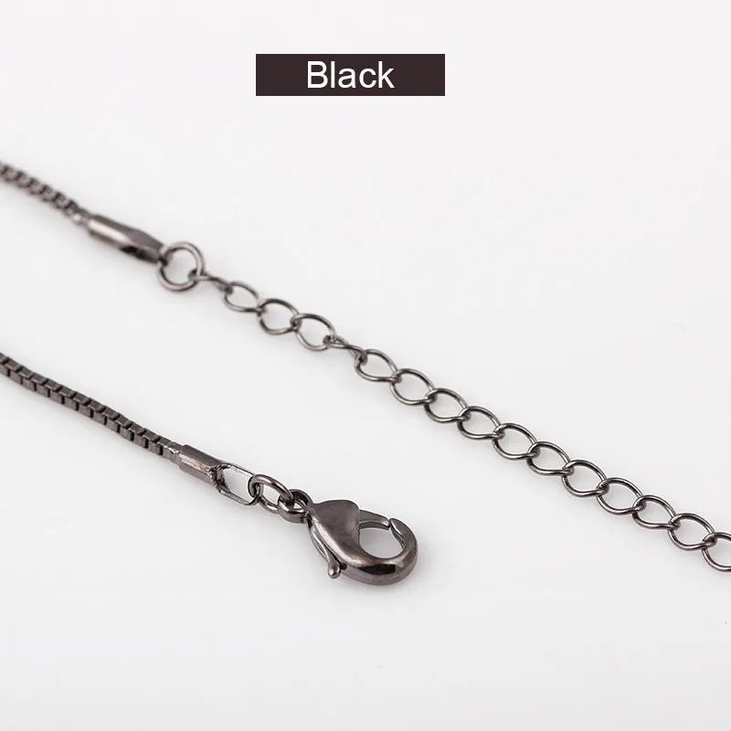 Цепочки Rolo Box 10 шт./лот высшего качества крупные ожерелья для женщин и мужчин