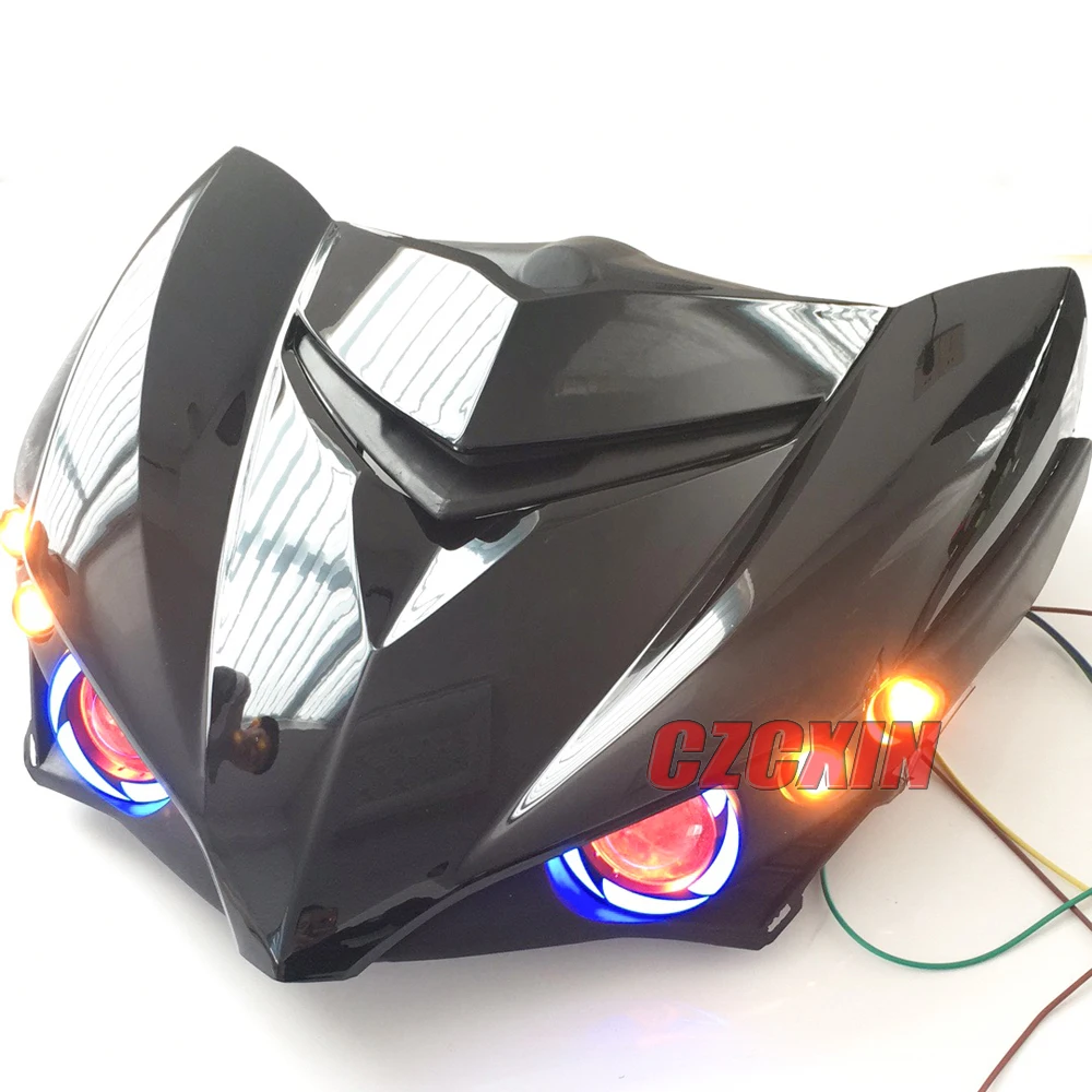 Мотоциклетная фара Модифицированная HID декоративная и сигнальная фара передняя лампа для YAMAHA Exciter150 MXKING150 Y15ZR
