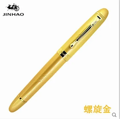 JINHAO X450 advanced авторучка 18 К GP наконечник чернилами 23 цветов, можно выбрать упаковка с черная ручка коробки Горячая распродажа - Цвет: S