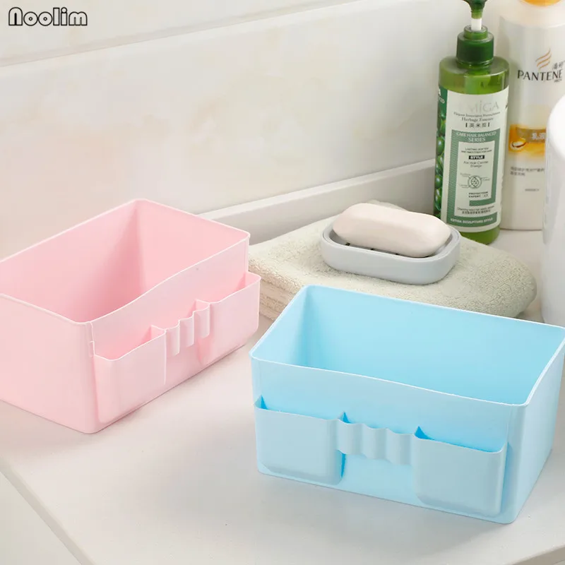 NOOLIM Eco-Friendly Easily Cosmetic Storage Box Small Desktop Office Computer Remote Finishing Debris Classification | Дом и сад