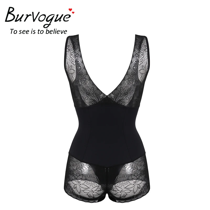 Burvogue, женское корректирующее белье, бесшовные Боди, Корректирующее белье, утягивающее белье размера плюс XS-3XL