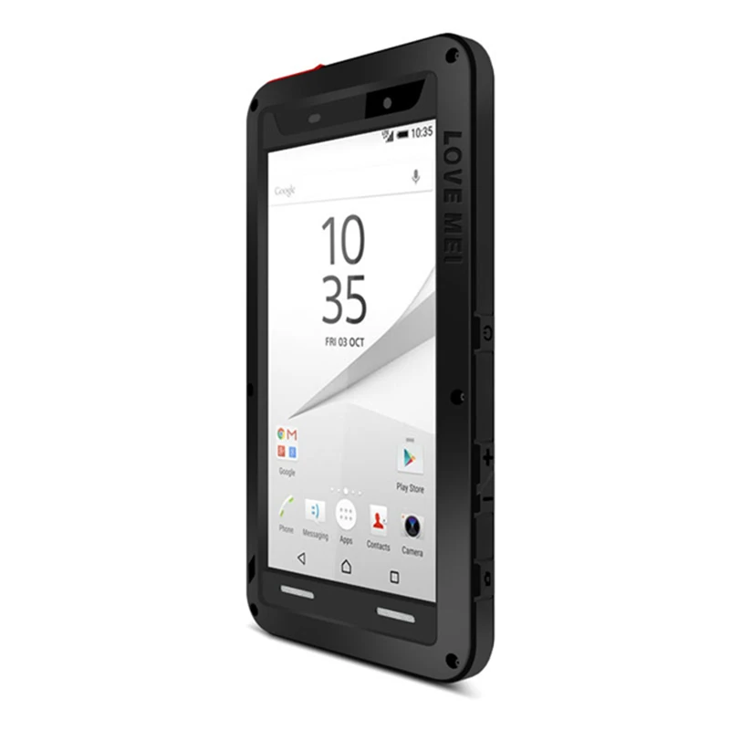Металлический Алюминиевый Чехол LOVE MEI для Sony Xperia Z5 Compact / Mini противоударный