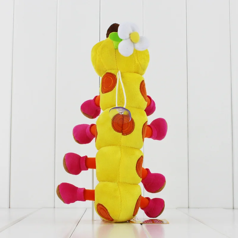 27 см аниме мультфильм детские плюшевые игрушки гусеница мягкие брелок-плюшевая