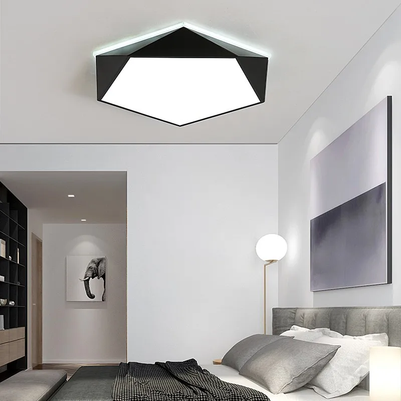 Светодиодные потолочные светильники с подсветкой для гостиной спальни белого