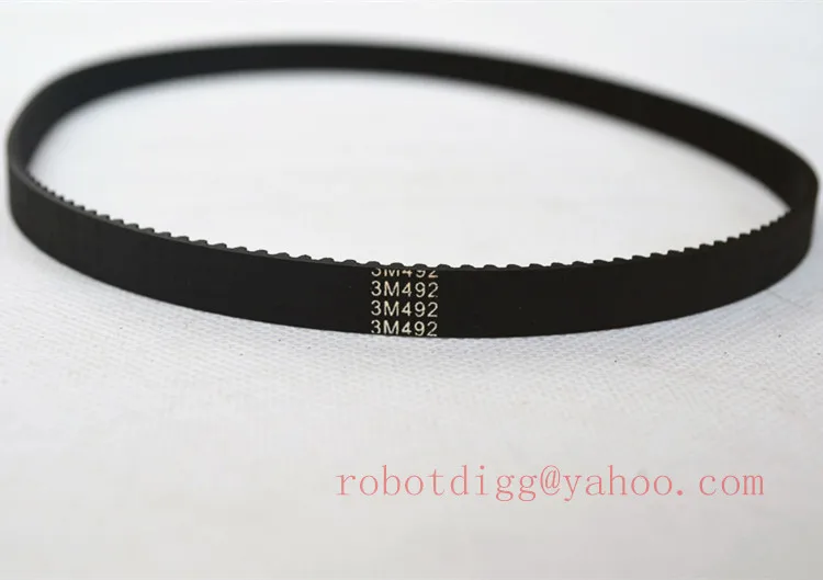 

HTD 3M, Timing Belt, Closed-loop, 492mm length, 164 teeth, 6mm width