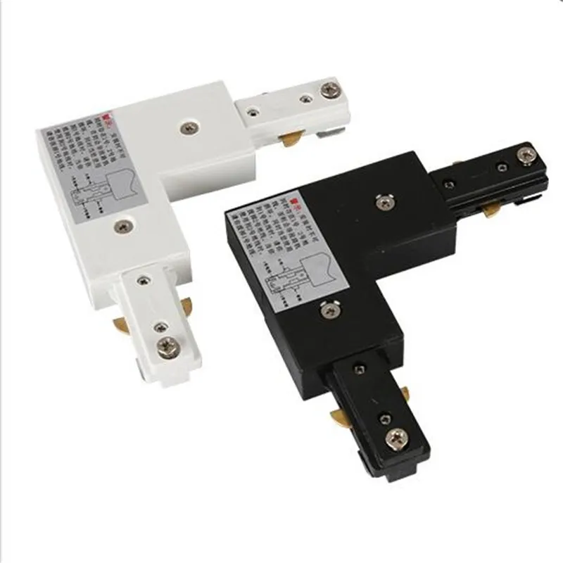 3 провода свет рельса соединитель дорожки Угловые соединители проводной