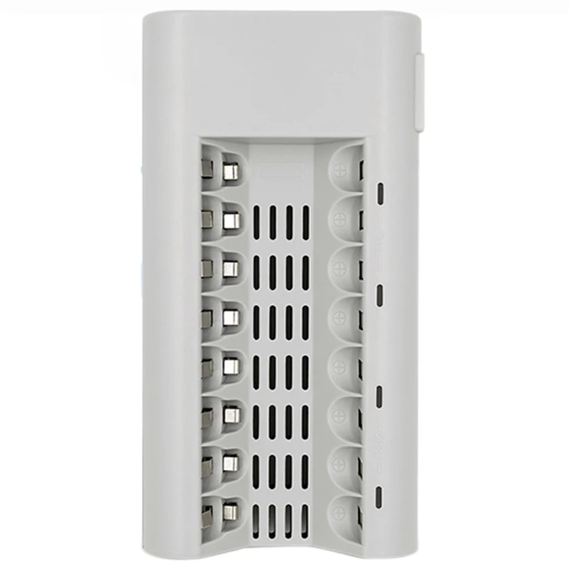 Aa зарядное устройство 8 слотов для Ni MH Cd 1 2 V Aa/Aaa аккумуляторная батарея Led дисплей
