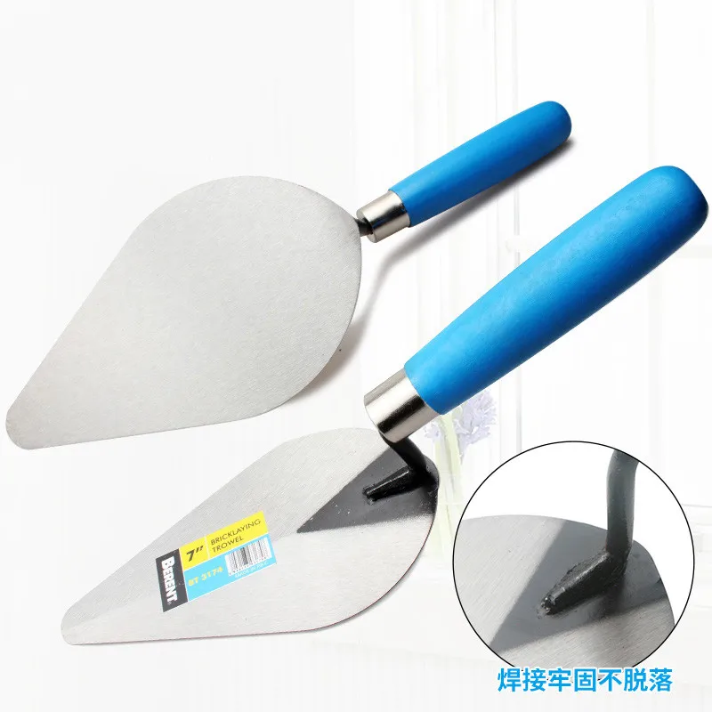 Oughness 7 inch concrete vibration trowel scraper tools for plaster troffels professional construction tools