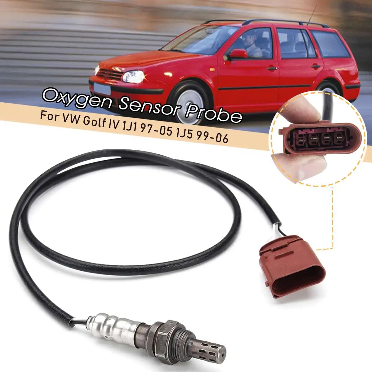Авто 4 провода передний лямбда датчик кислорода зонд для VW Golf IV 1J1 97-05 1J5 1999-2006 задний