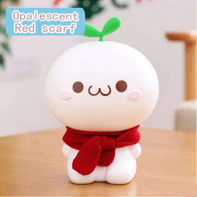 Red scarf Opalescent 13,5-22,5 см Kawaii Милая длинная трава Ян туанзи Копилка кукла креативная Копилка Мультфильм рабочего украшения детские игрушки подарки - Цвет: Red scarf Opalescent