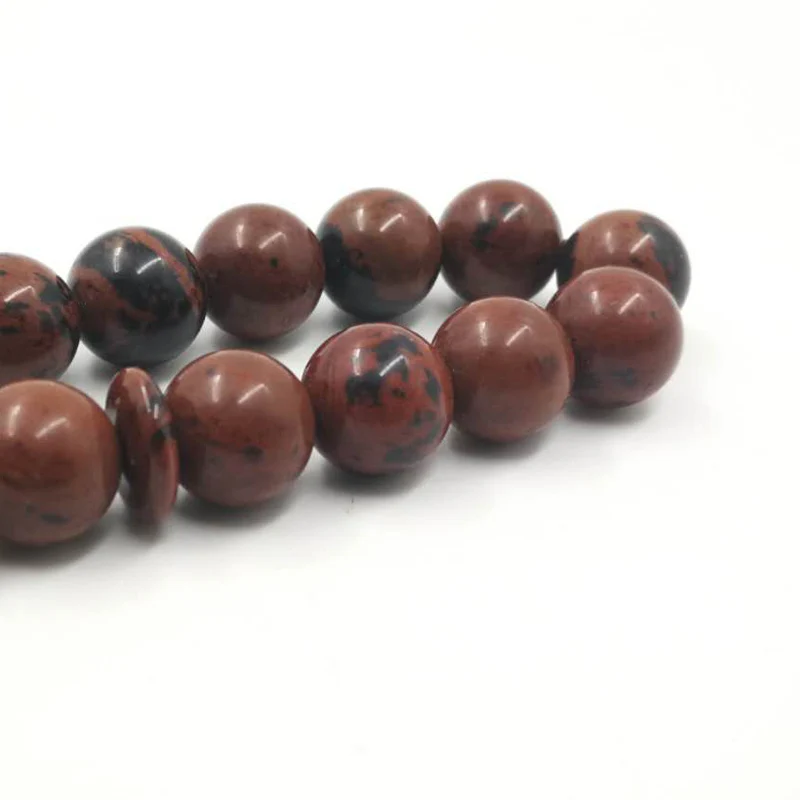 Натуральный Красный обсидиан Tasbih мужской четки Редкий Камень 33 мусульманская