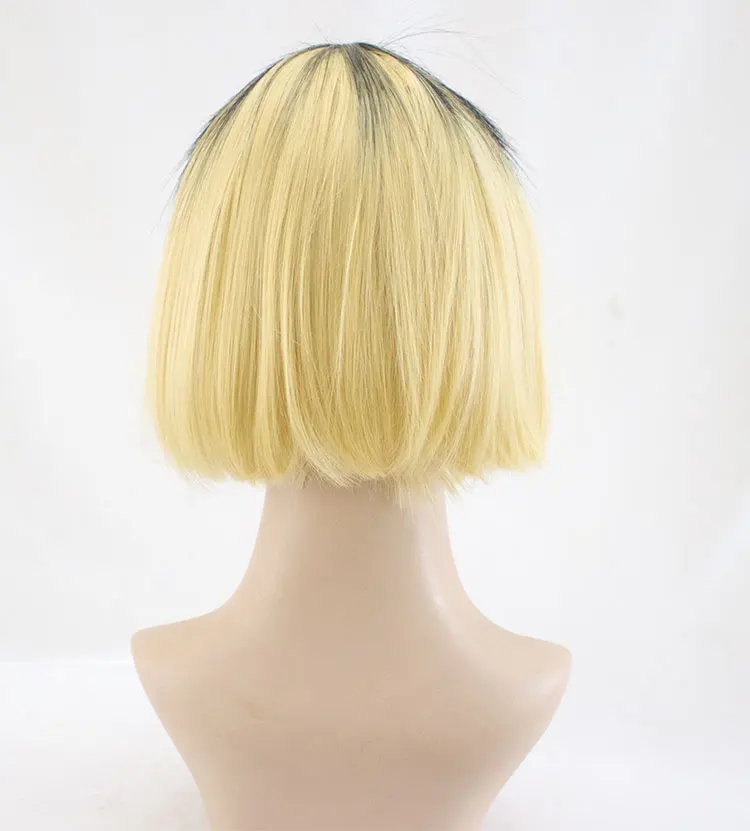 QC HSIU высокое качество Аниме Haikyuu! Kenma Kozume Косплей парик короткий желтый костюм играть парики Хэллоуин костюмы волосы