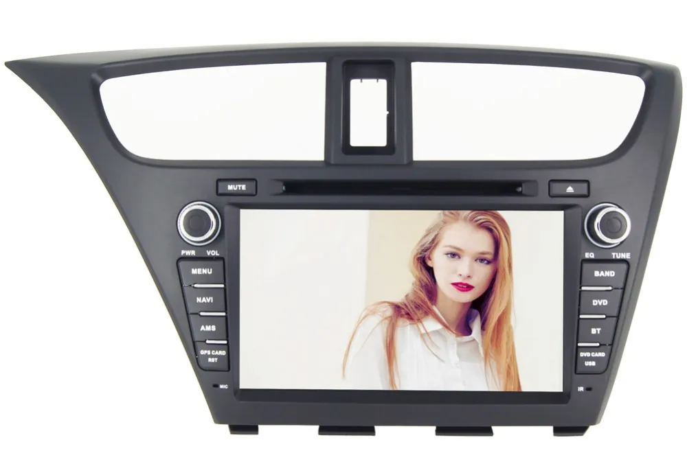 CARBAR 8 &quotHD 1024*600 Android 7 1 Автомобильный DVD Радио GPS стерео Navi аудио плеер для Honda Civic