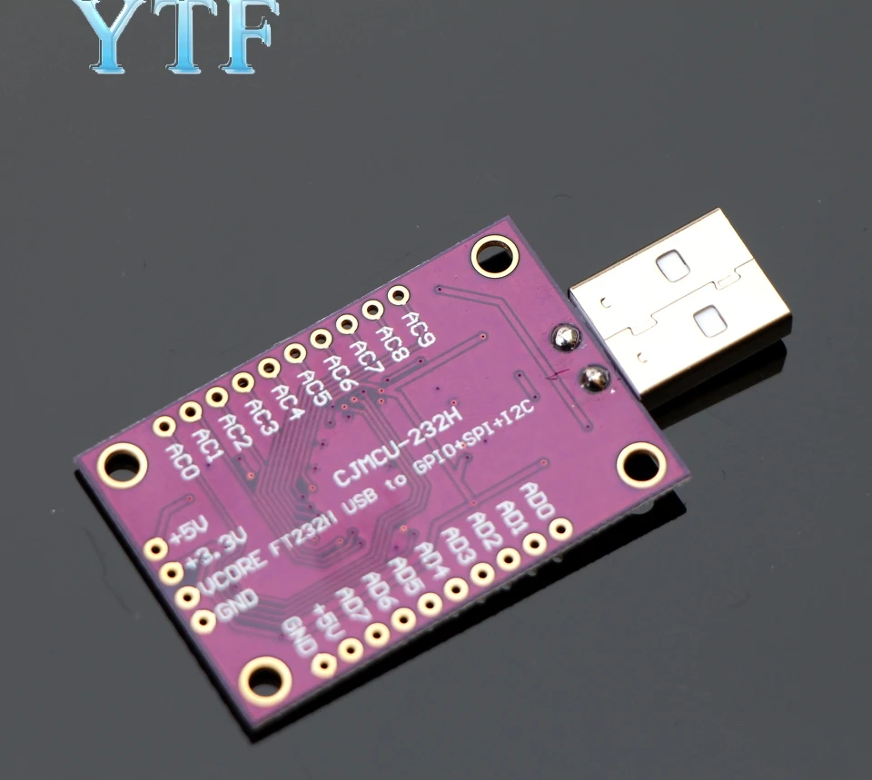 Многофункциональный высокоскоростной USB-модуль CJMCU FT232H для JTAG UART/ FIFO SPI/ I2C |
