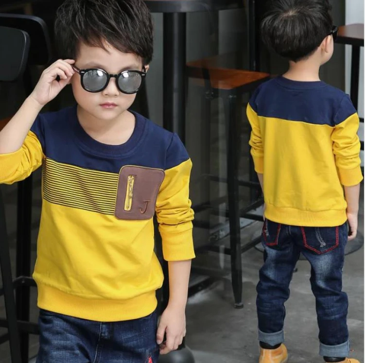 Детские футболки с длинными рукавами для мальчиков от 3 до 12 лет стильные