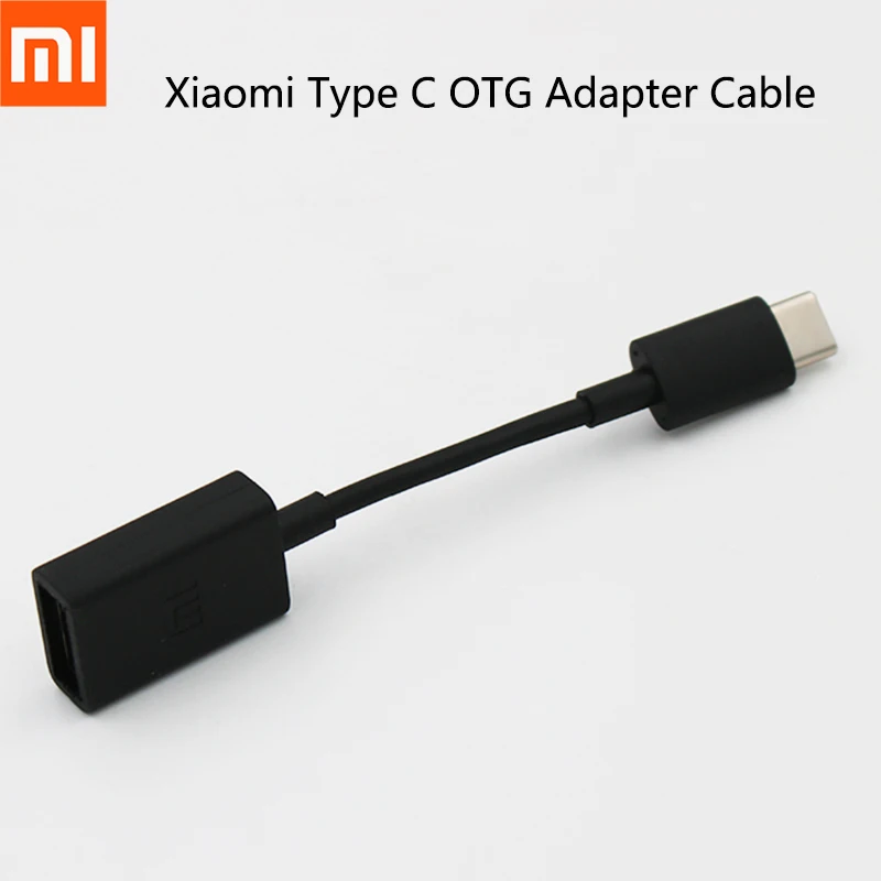 TypeC-OTG Cable only Подлинная Xiao mi USB-C type C OTG кабель адаптер Поддержка мыши/клавиатуры/U диск/ручка для Xiao mi F1 A2 A1 mi 8 8SE 6 6X5 5S - Цвет: TypeC-OTG Cable only