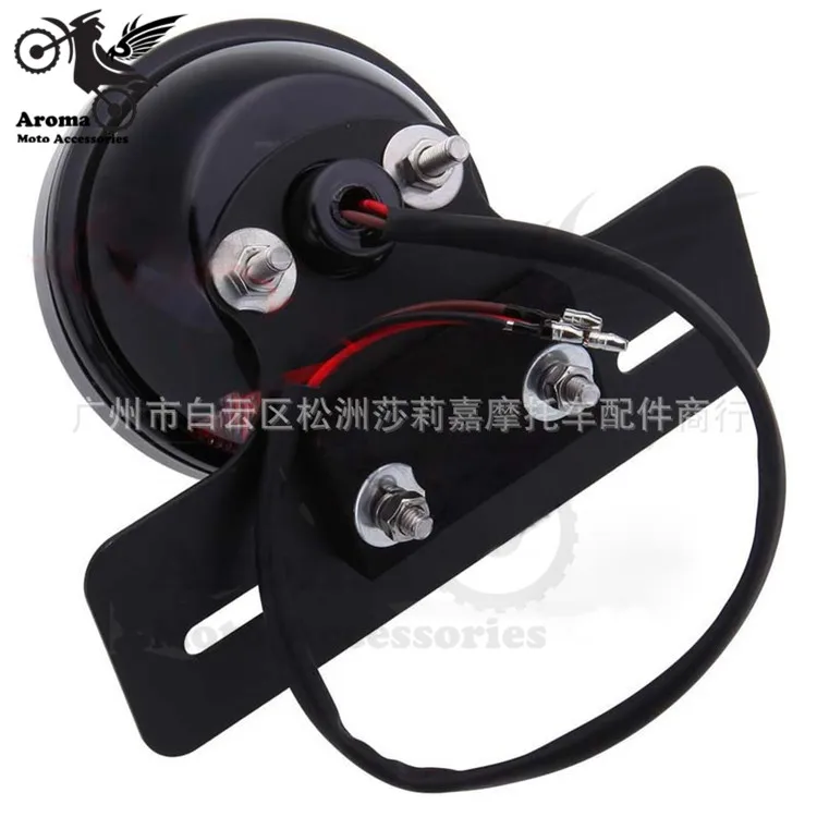 Задний индикатор для мотоцикла Круглый красный тормозной сигнал harley moto