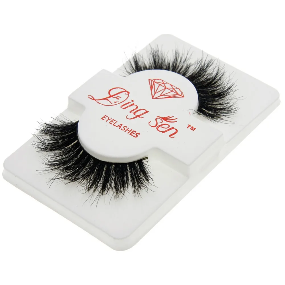 1 пара накладных ресниц ручной работы натуральные толстые длинные конские волосы