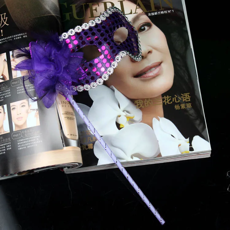 Новинка 2014. Вечерние Маски с блестками. Венецианские маски для Хеллоуина.