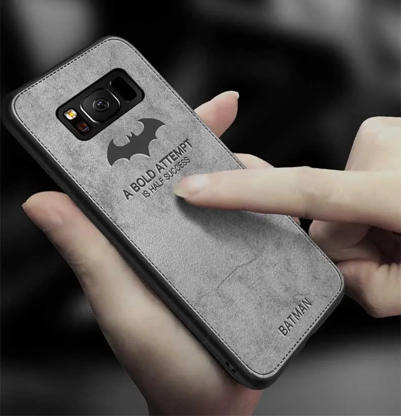 Деловой Мягкий тканевый чехол на заднюю панель для samsung Galaxy S8 S9 A6 A8 Plus S8 S9 противоударный чехол для samsung Note 8 9 чехол для телефона