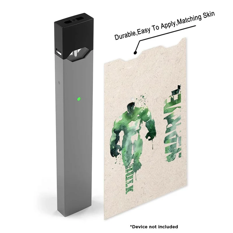 SHIODOKI, 2 упаковки, Juul, наклейка на кожу для Pax JUUL, технология 2.5D, ультратонкая Защитная Наклейка для JUUL, чехлы для обертывания-Hero