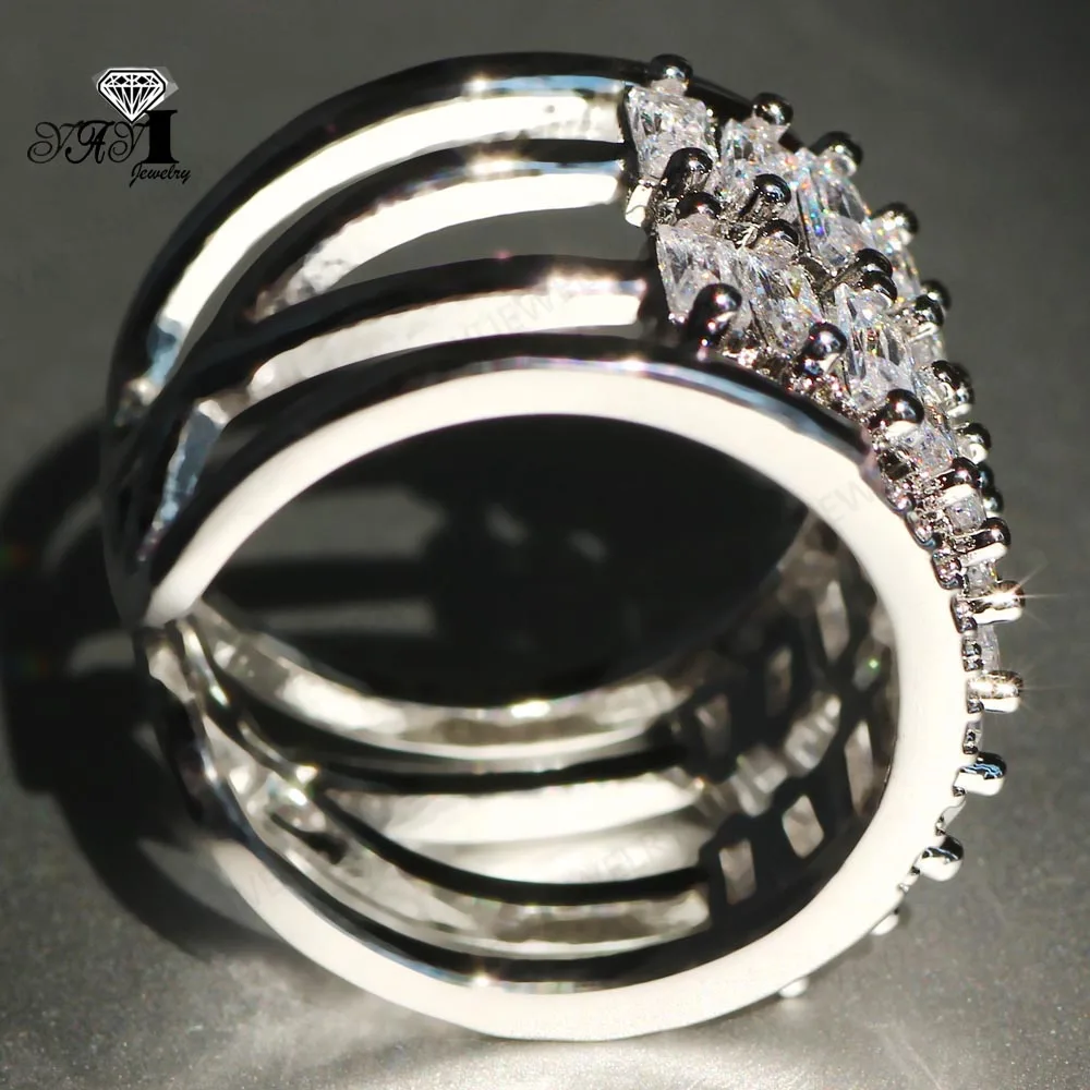 Женское Обручальное кольцо с белым цирконом 13 карат