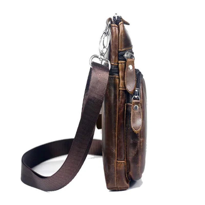 Натуральная кожа Мужская сумка человек crossbody сумки новый бренд 2018 натуральной