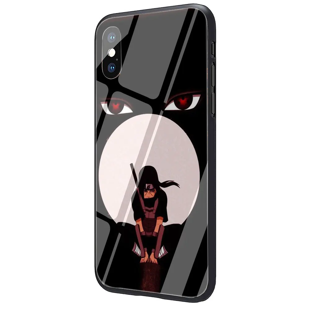 Наруто Shippuden Uchiha Itachi закаленное стекло чехол для телефона чехол для iPhone 6 6S Plus 7 8 Plus X XS XR XS Max - Цвет: G4