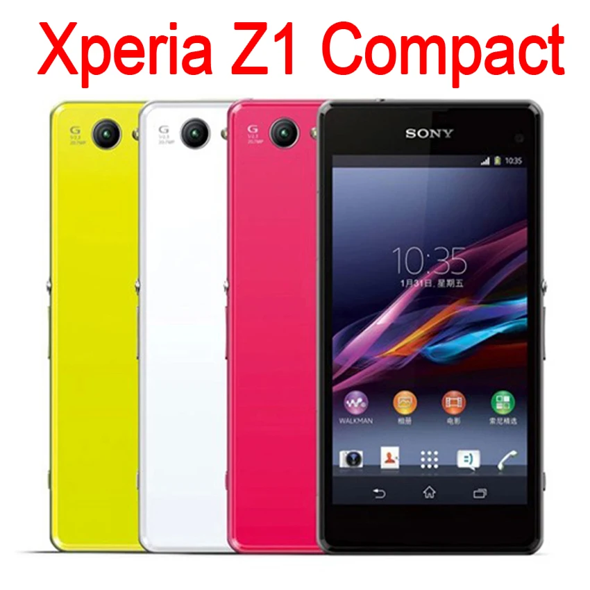 Оригинальный мобильный телефон sony Xperia Z1 Compact D5503 4 3 &quot3g 4G разблокированный