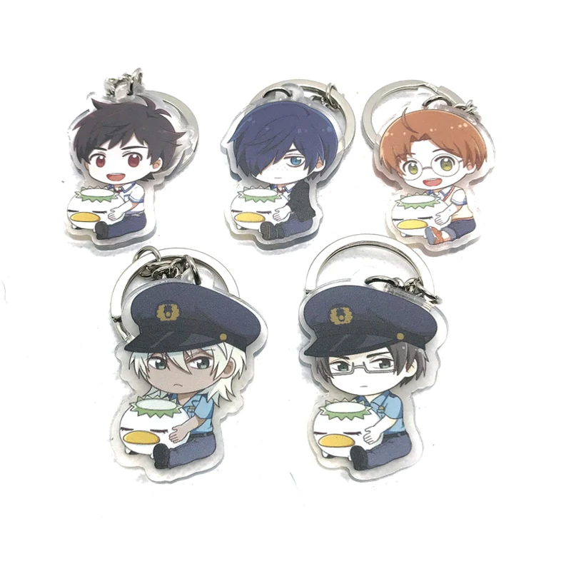 Аниме SARAZANMAI Yasaka Kazuki Kuji Toi Jinai Enta Косплей акриловый брелок Шарм для телефона