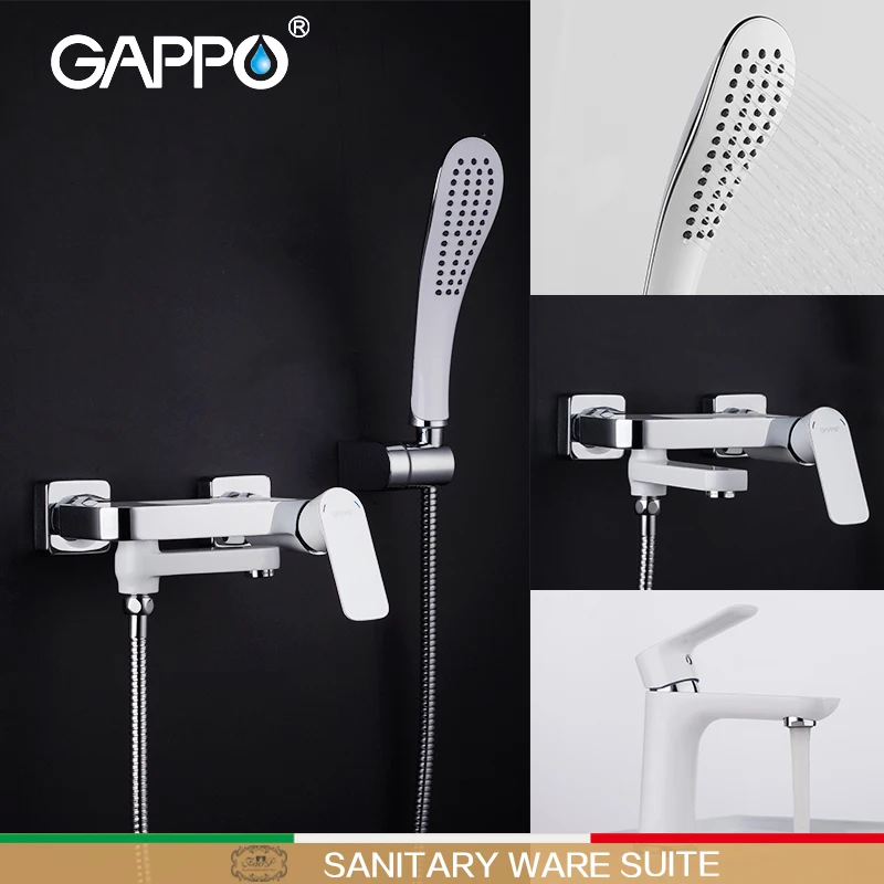 GAPPO смеситель для ванны ванной комнаты водопада воды сантехника набор настенный
