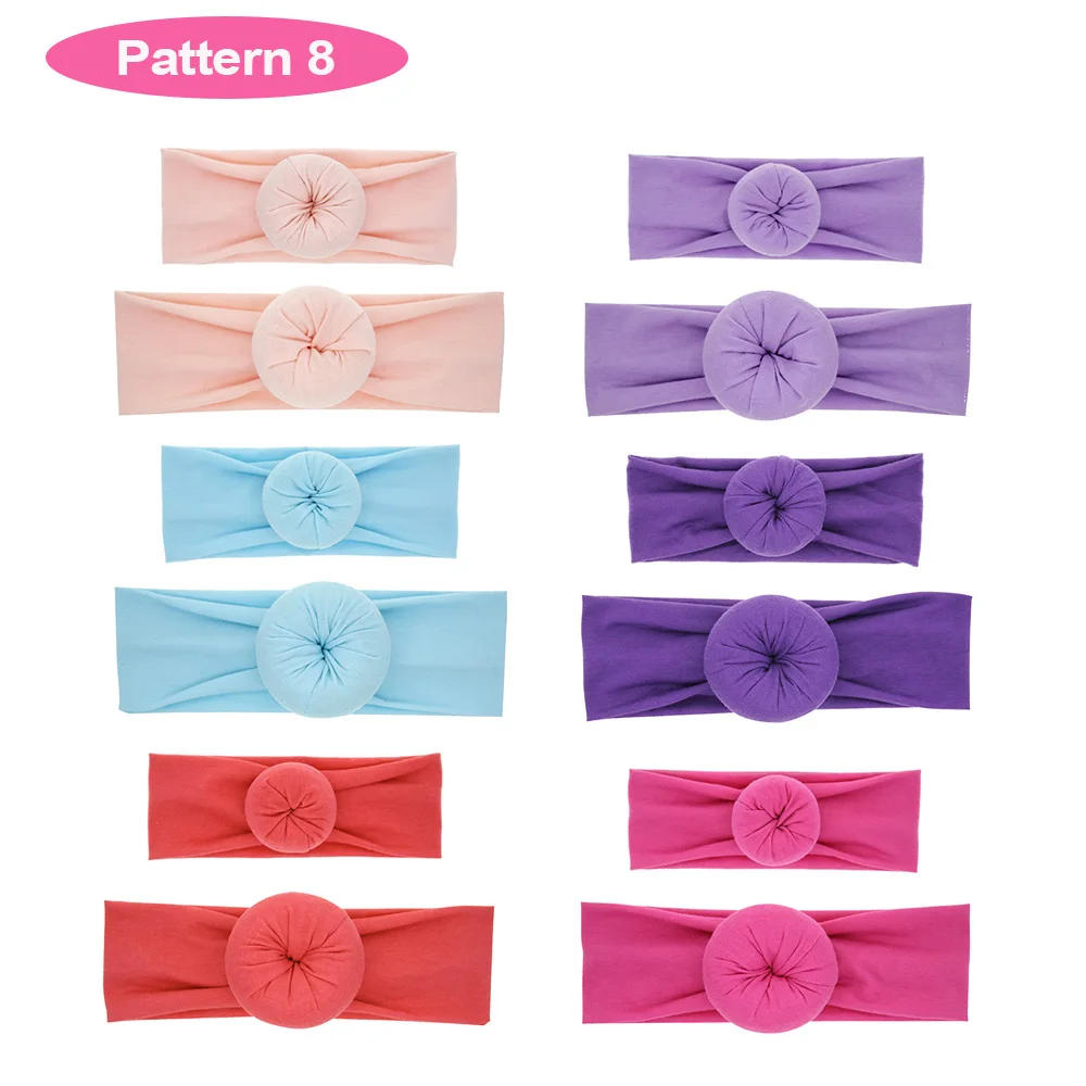 Повязка на голову с бантом для мамы и детей 6 пар милый эластичный набор повязок