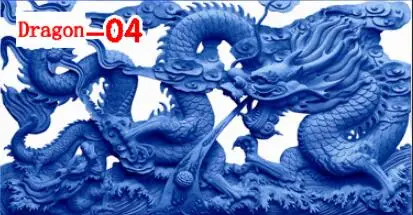 Китайский 3D выдолбленный Дракон Камея Плакат Украшение аквариума картина аквариум фон с клеем на поверхности - Цвет: 04